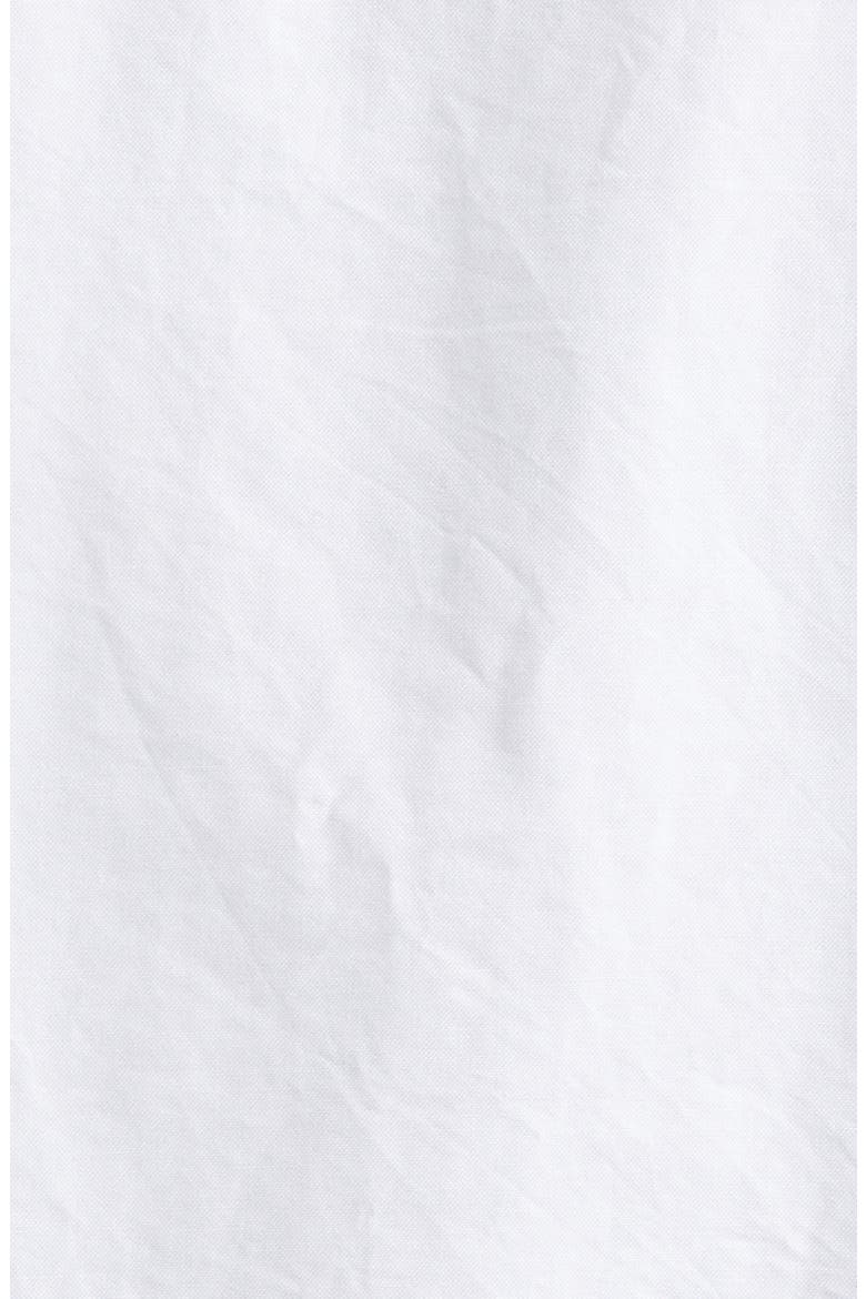 Straight Fit Cotton Oxford Button-Down Shirt, Alternate, color, WHITE