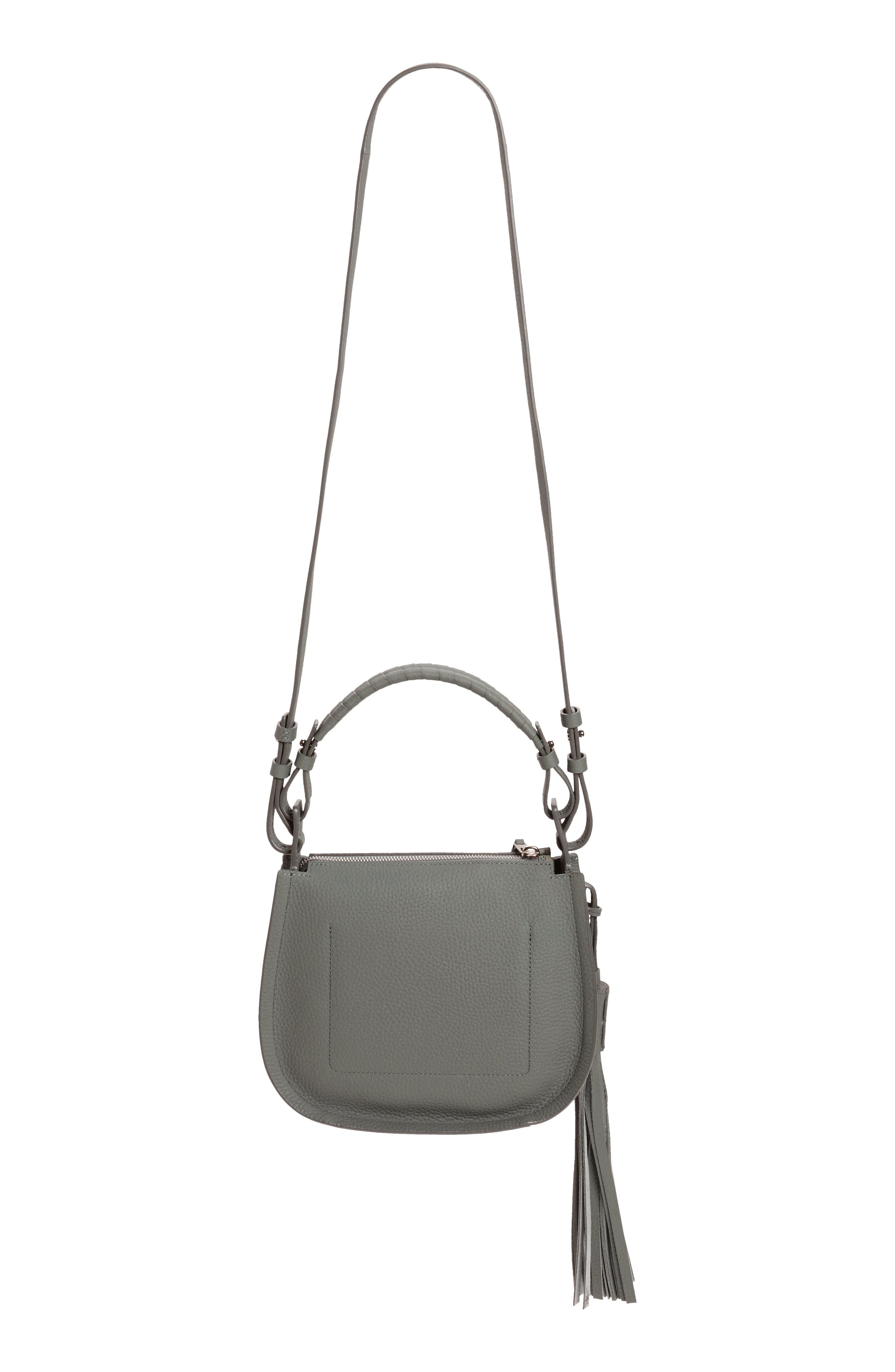Mori Leather Crossbody Bag, Alternate, color, LIGHT SLATE BLUE