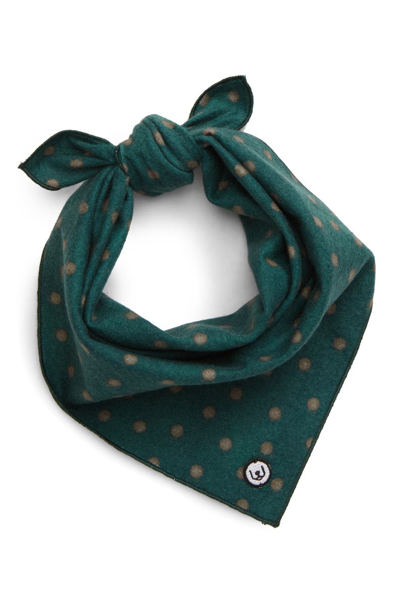 EAT PLAY WAG Polka Dot Pet Bandana, Main, color, 