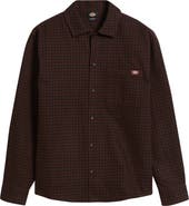 Dickies Hendersonville Classic Fit Check Brushed Cotton Button-Up Shirt