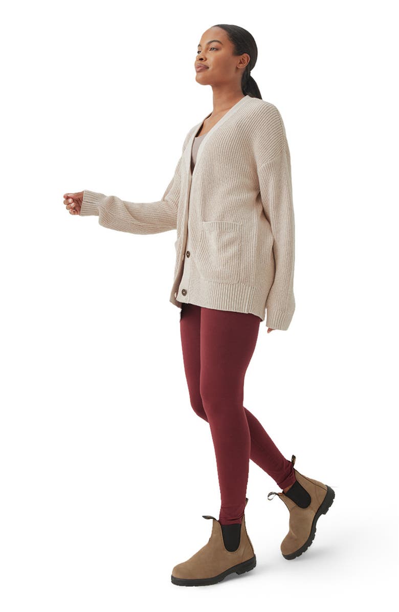 Pact Women’s Organic Cotton Go-To Legging, Alternate, color, Pine Green