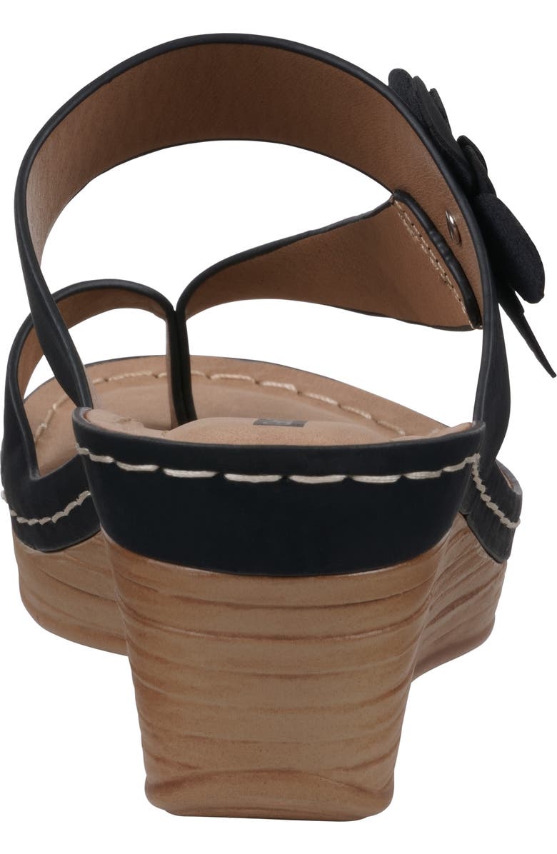 GC SHOES Taryn Flower Wedge Sandal, Alternate, color,