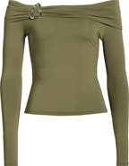 PacSun Lannie Hardware Off the Shoulder Top
