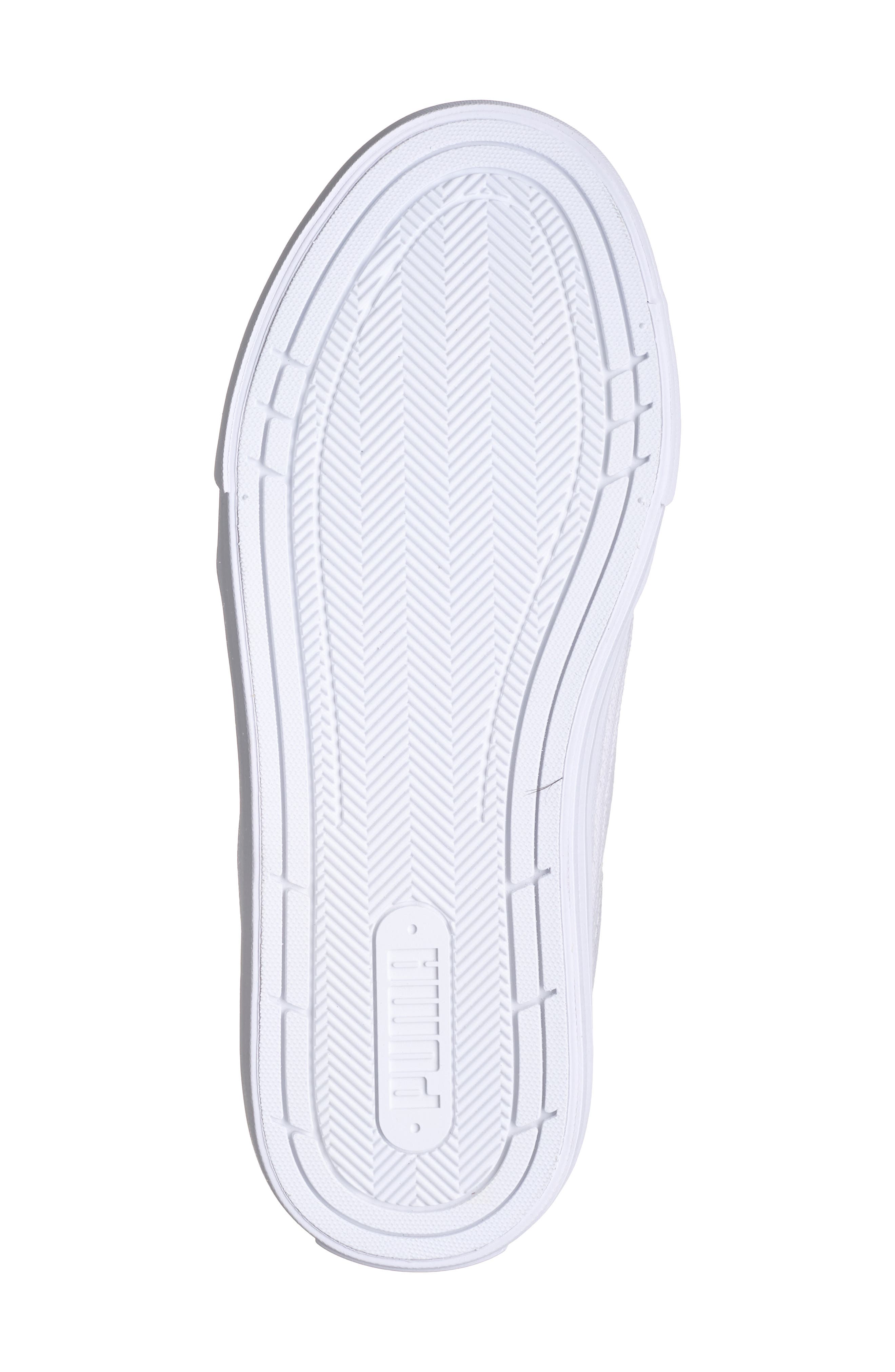 PUMA Court Classic Vulc First Platform Sneaker, Alternate, color, Puma White-Puma Gold