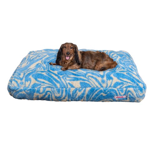 MabelDesigner Modern Ultra Soft Reversible Plush Rectangular Pet Bed with Washable Cover