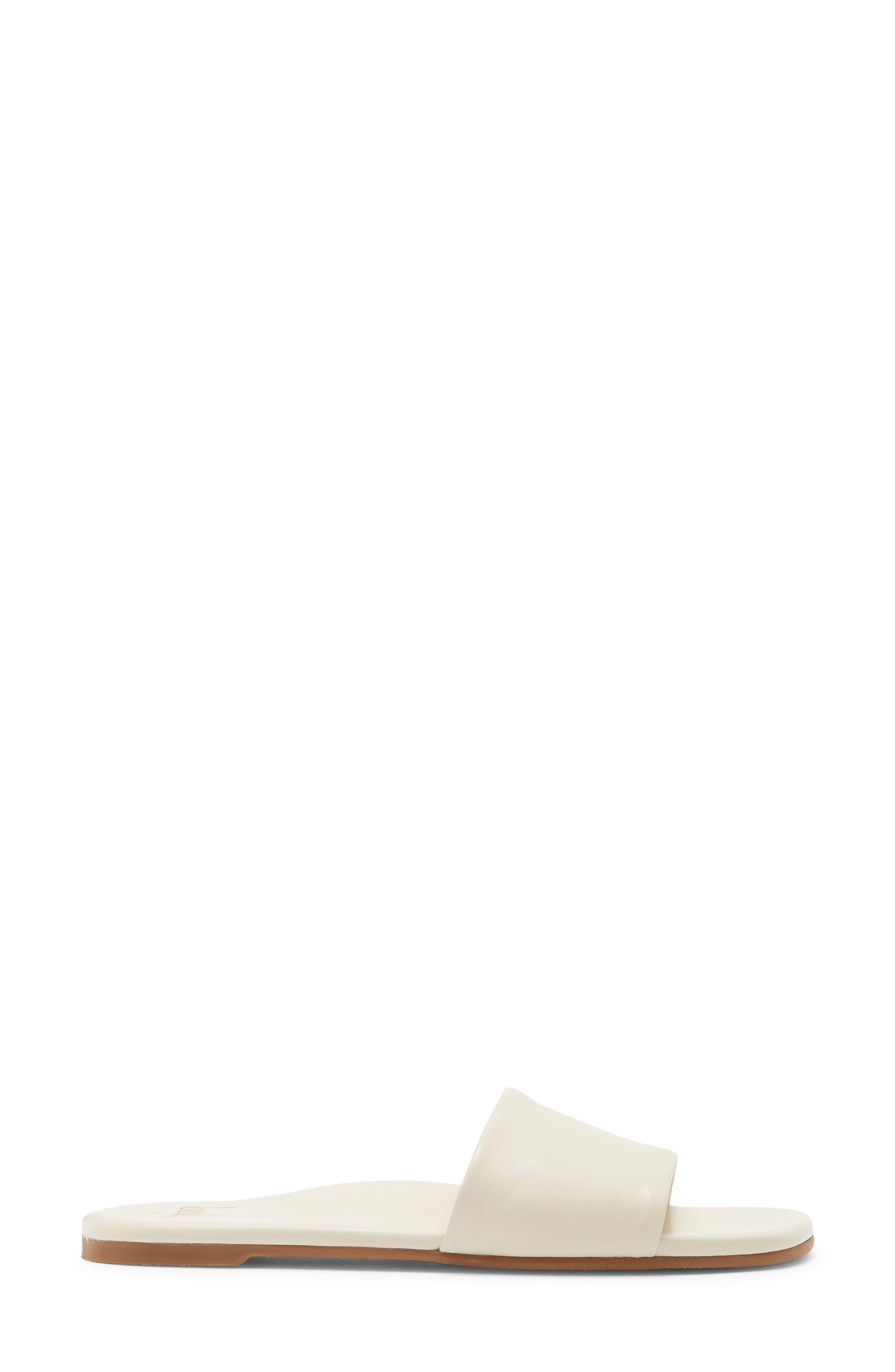 Beek Honeybird Square Toe Slide Sandal, Alternate, color, Egg Shell