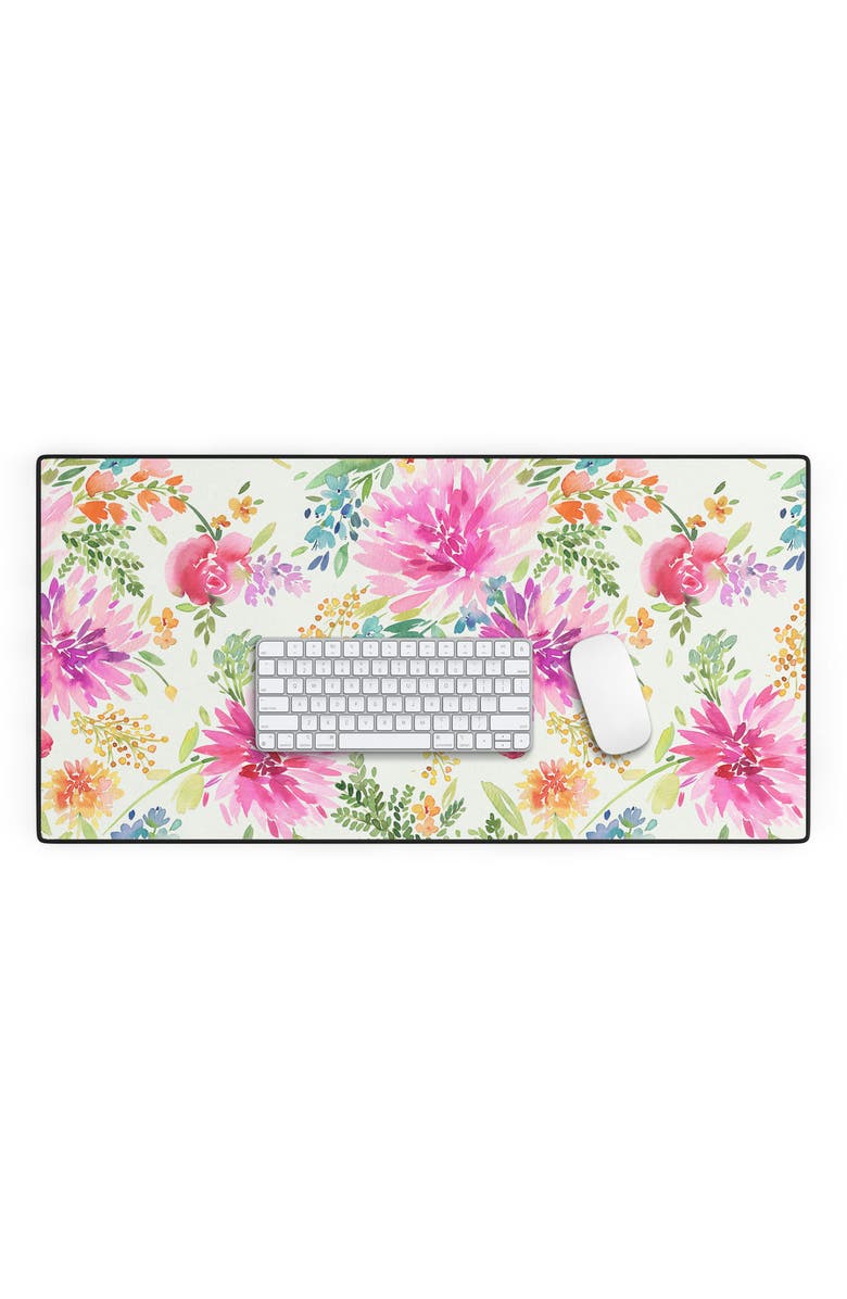 Deny Designs Spring Dahlia Desk Mat, Alternate, color, Pink