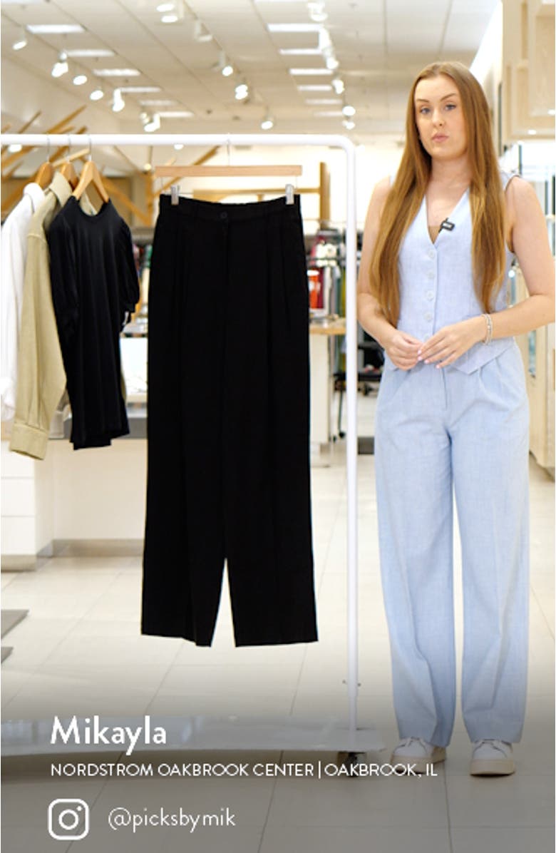 Blaze High Waist Straight Leg Pants, sales video thumbnail
