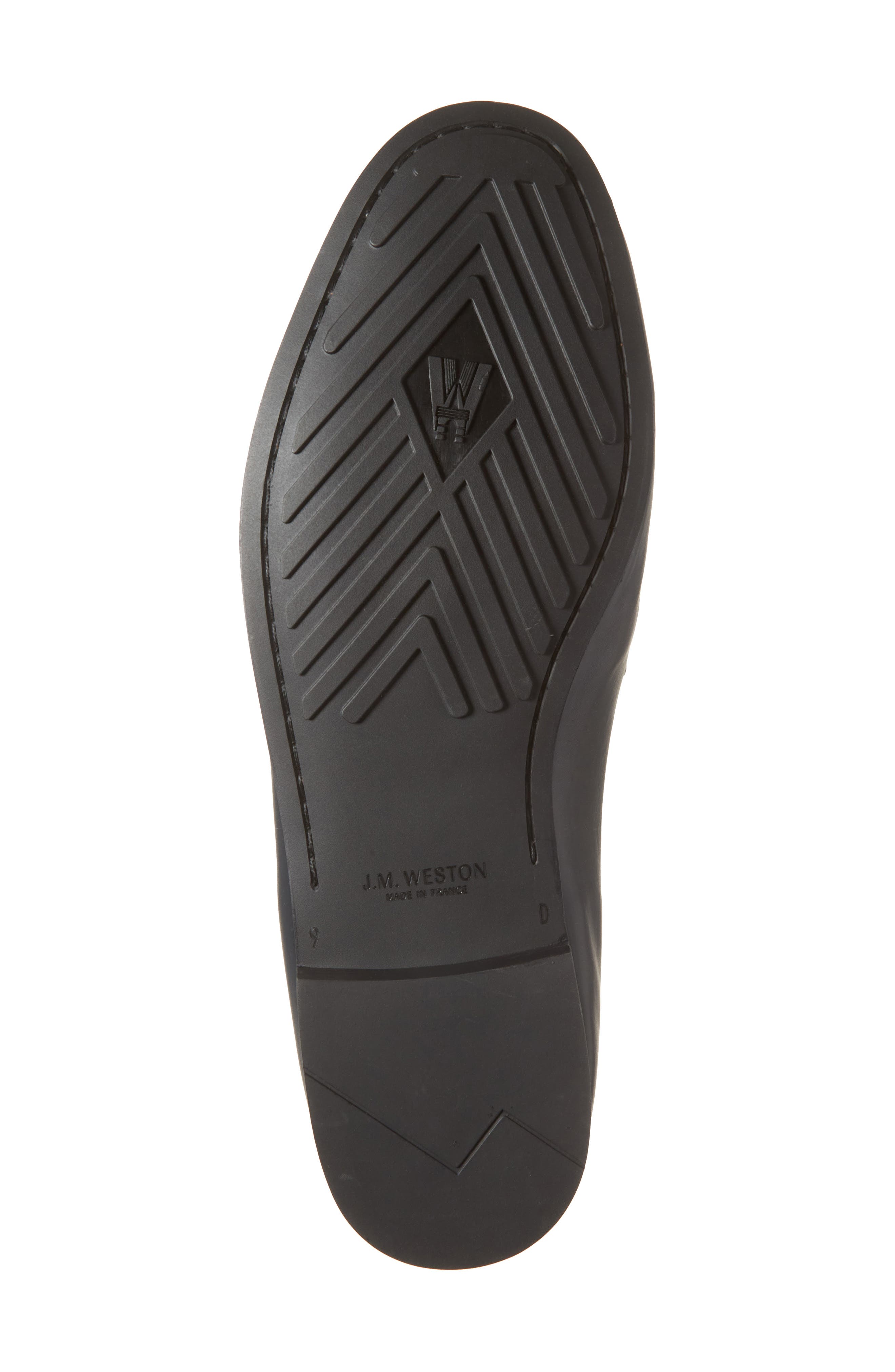 JM WESTON 180 Light Penny Loafer, Alternate, color, Navy