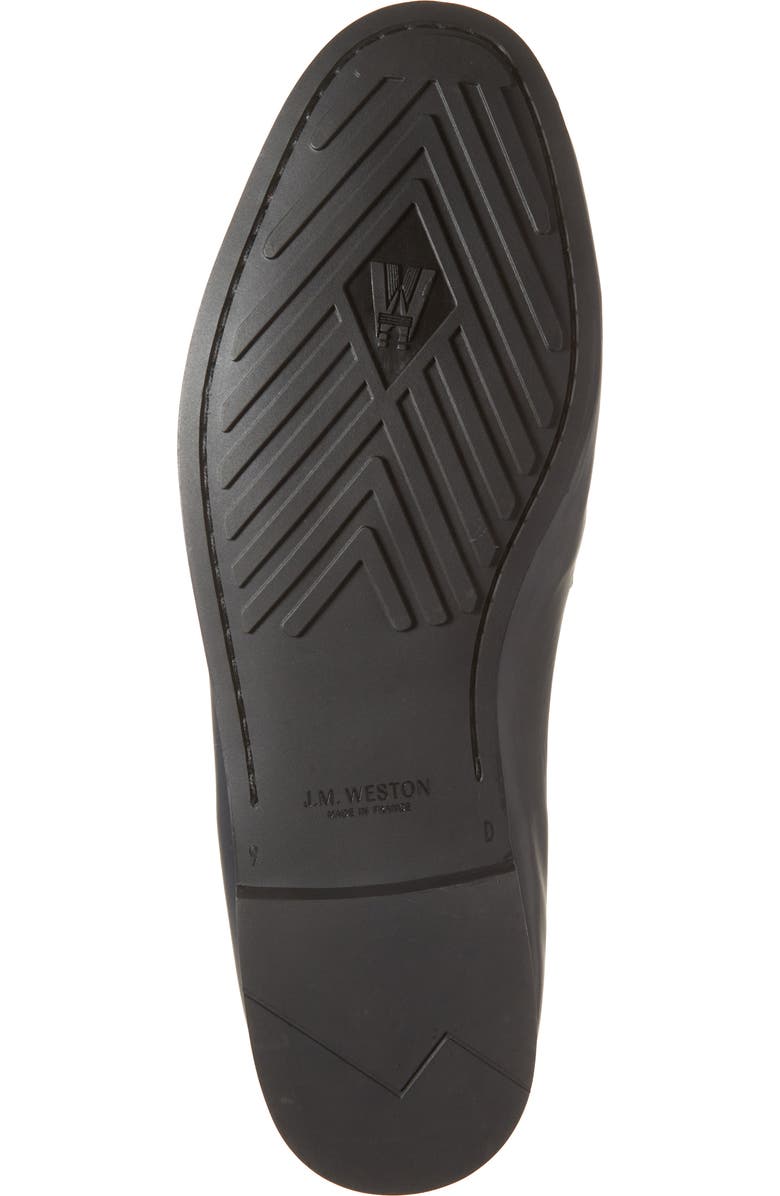 JM WESTON 180 Light Penny Loafer, Alternate, color, Navy