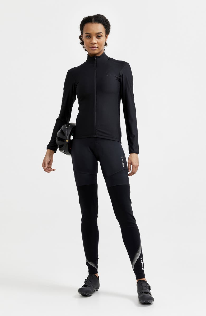 Craft Core Bike Essence Long Sleeve Jersey Top, Alternate, color, Black