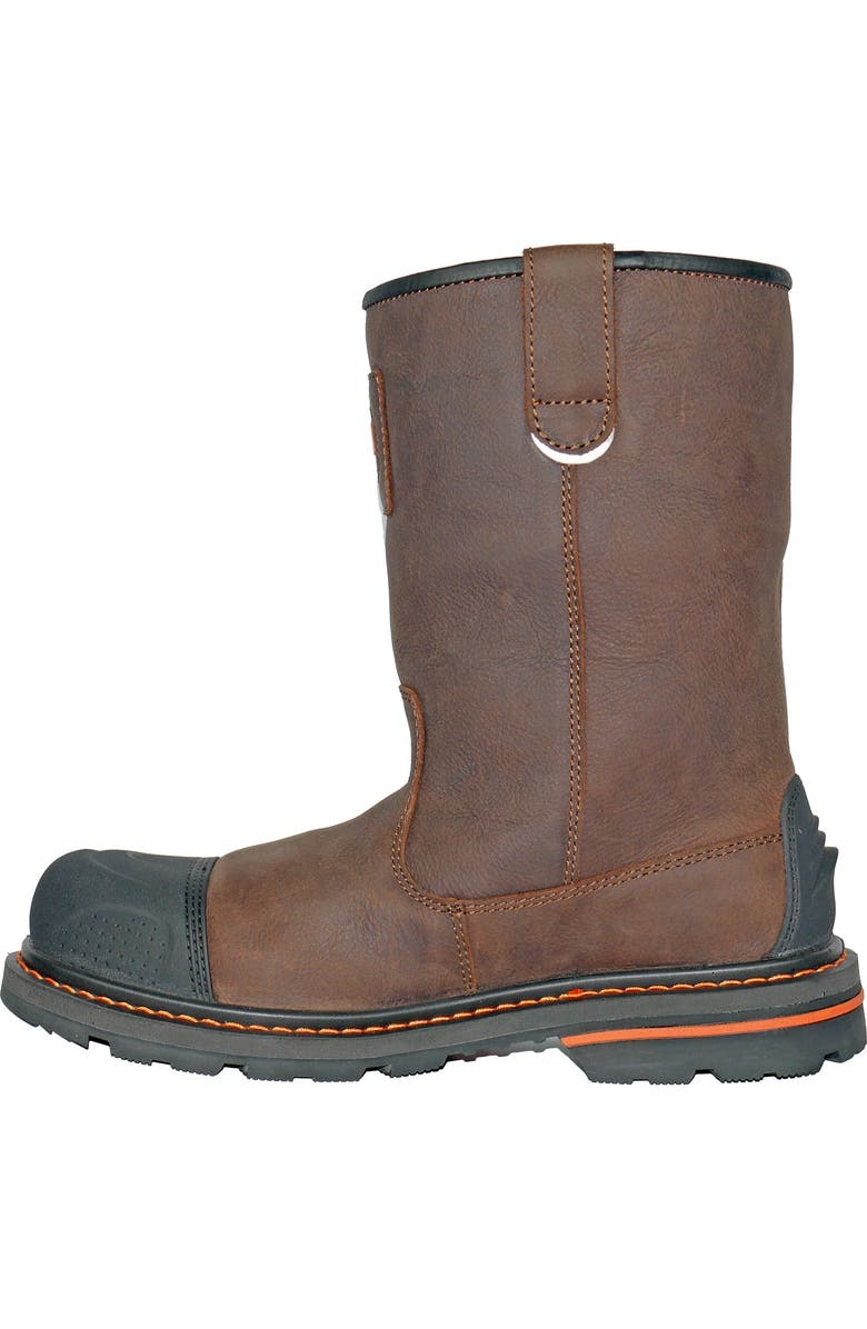 Hoss Boot Company HOSS Cartwright II Wellington Soft Toe Work Boot, Alternate, color, Brown