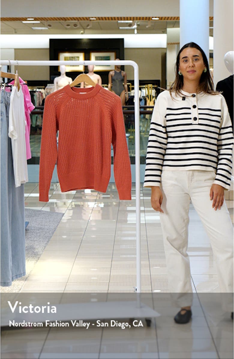 Clay Open Knit Sweater, sales video thumbnail