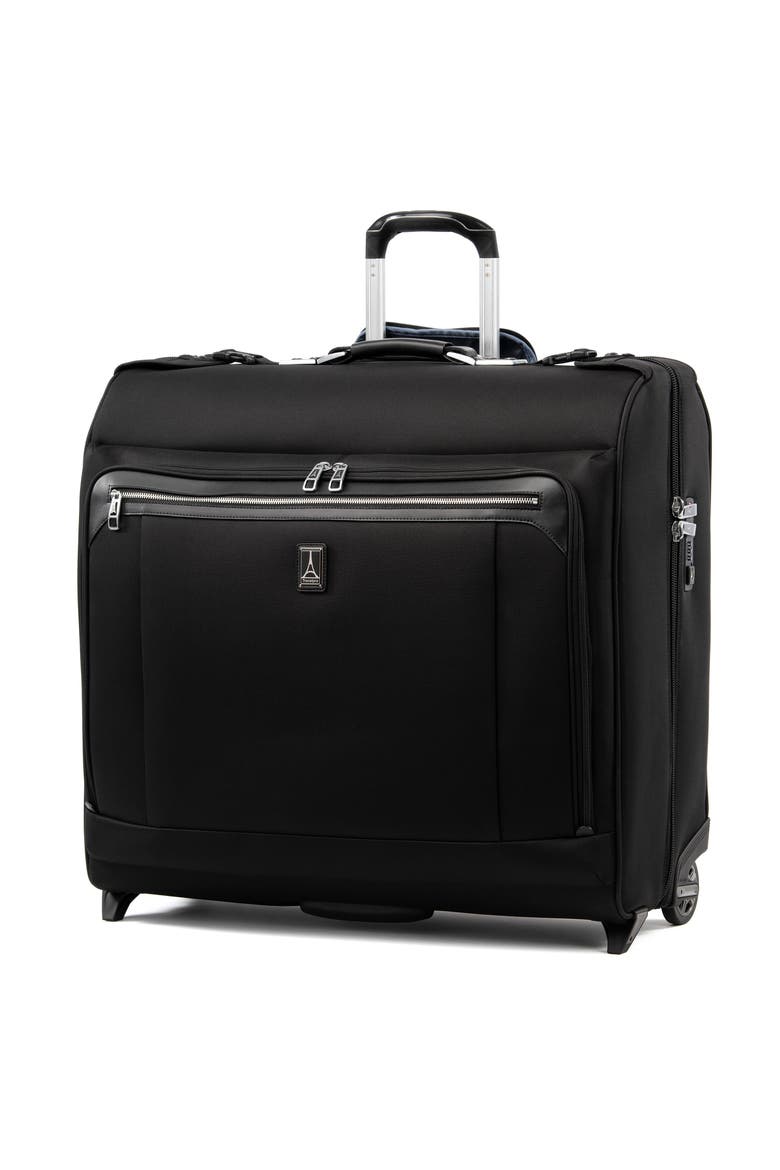 Platinum Elite 50" Rolling Garment Bag, Alternate, color, Shadow Black