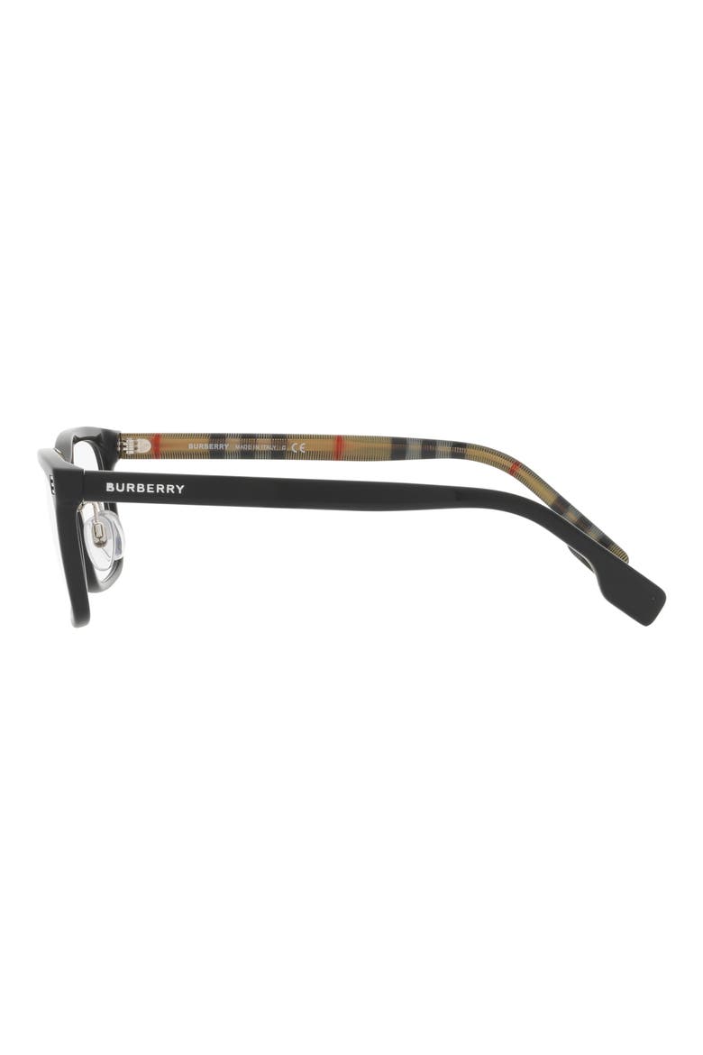 Foster 54mm Rectangular Optical Glasses, Alternate, color, BLACK
