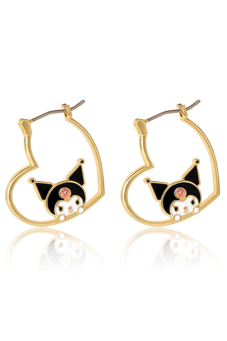 Gold-Tone Flash-Plated Earrings, Alternate, color, Gold