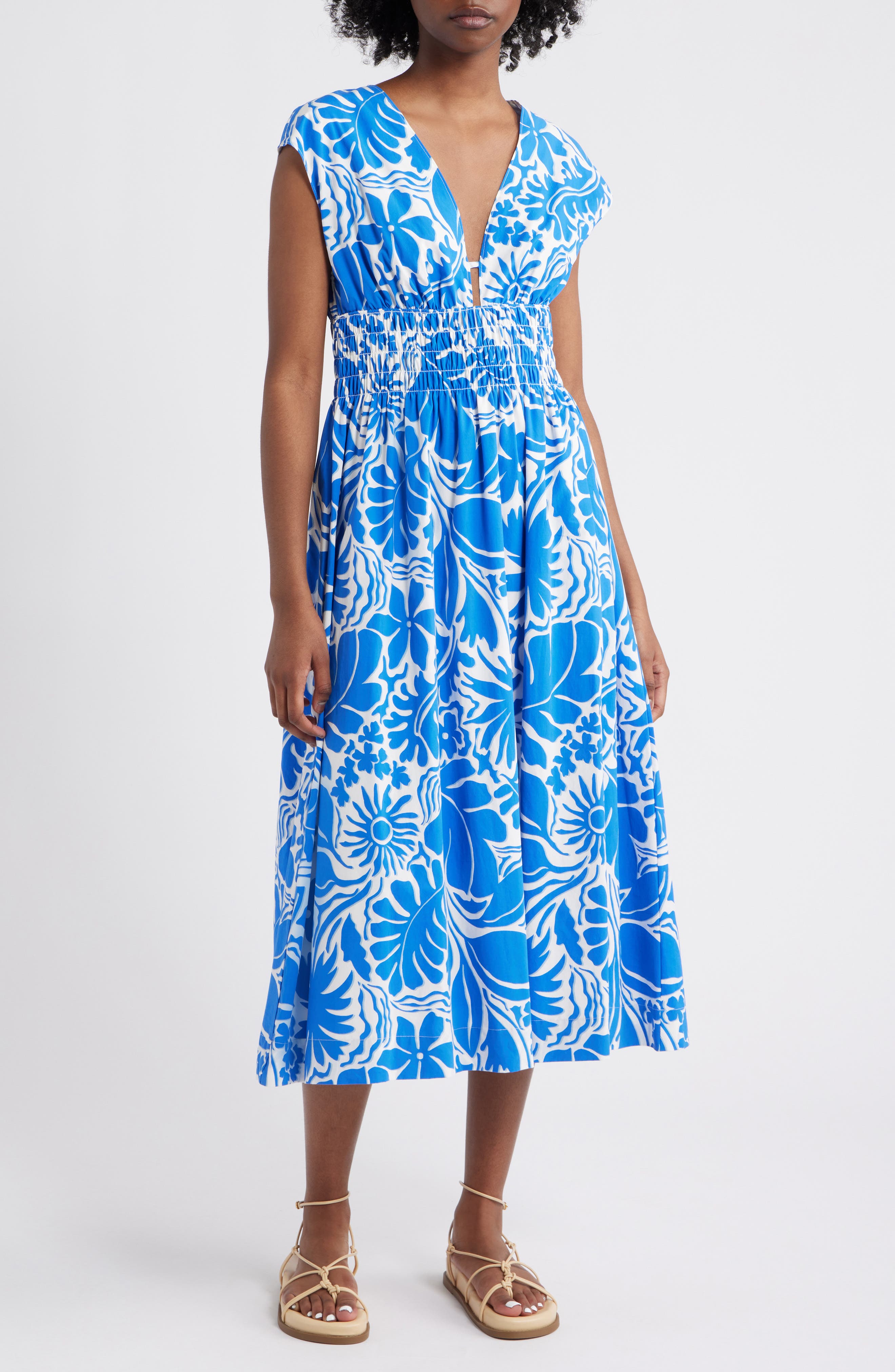 Rails Roxanne Print Midi Dress