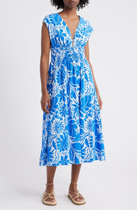 Roxanne Print Midi Dress