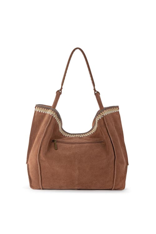 The Sak Los Feliz Large Tote Leather Bag In Brown
