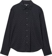 John Varvatos Luca Geometric Button-Up Shirt