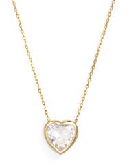 SHYMI Heart Bezel Pendant Necklace