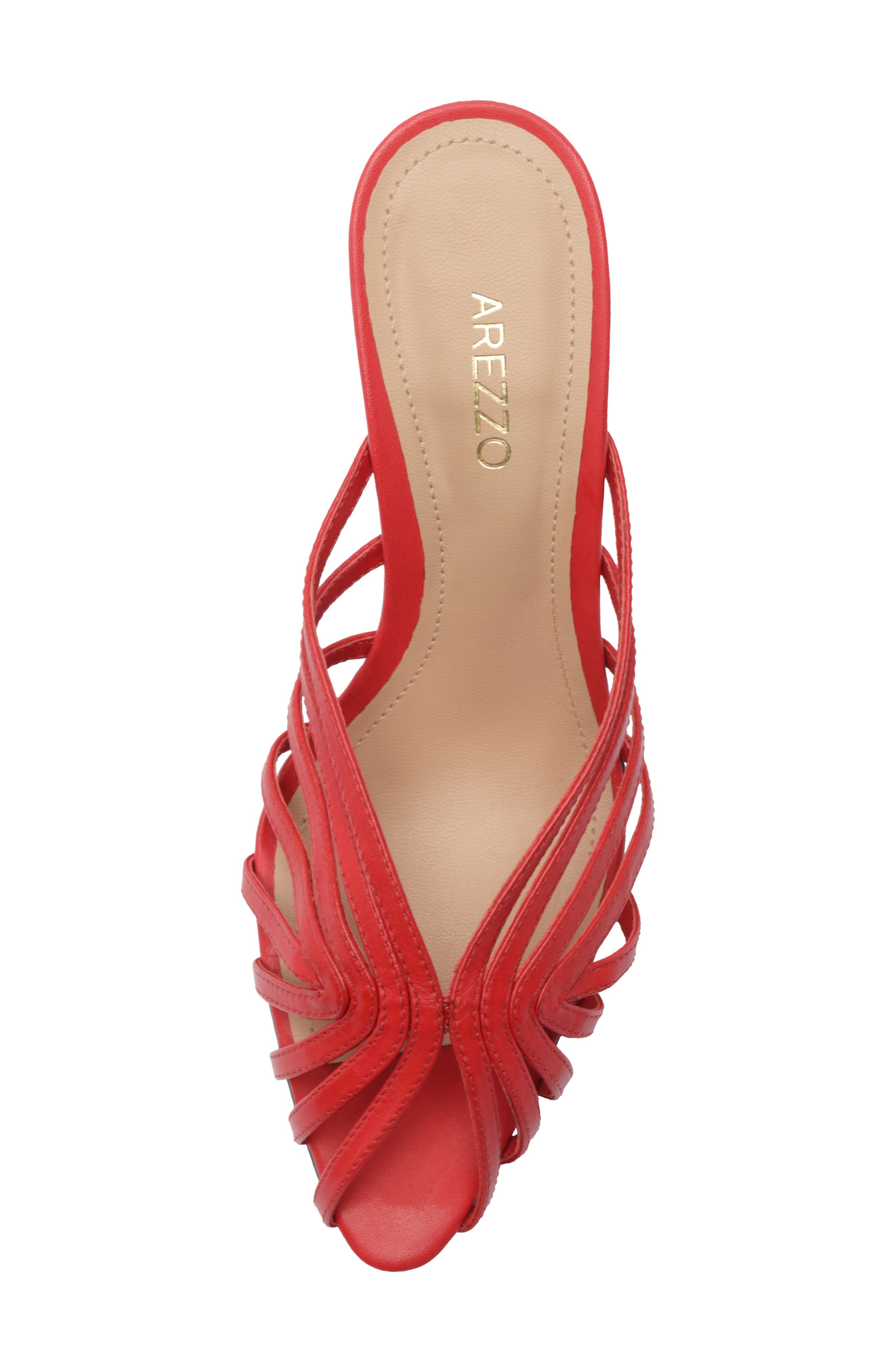 Arezzo Lucia Sandal, Alternate, color, Intense Red