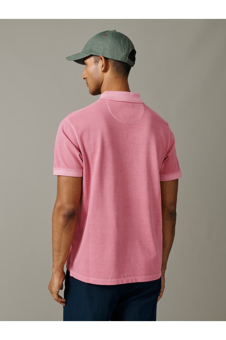Lusby Short Sleeve Pique Polo Shirt, Alternate, color, Washed Pink