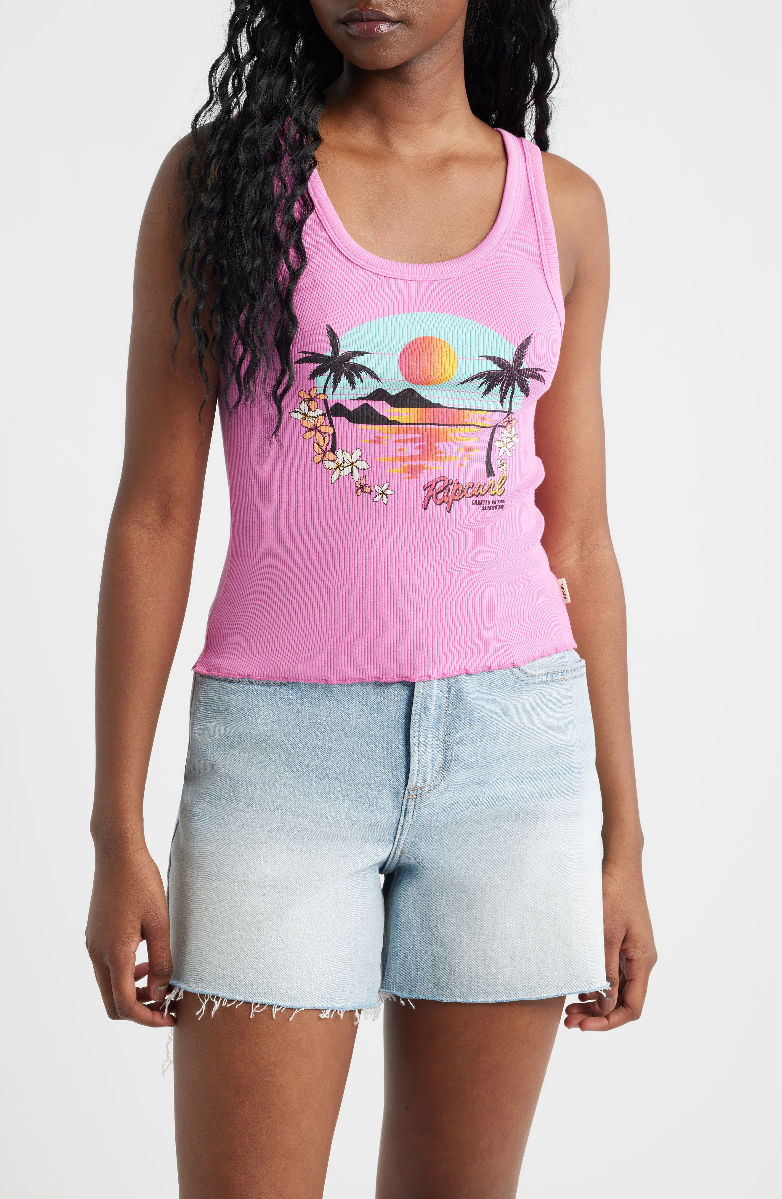 Hotel Malibu Graphic Tank - image 3