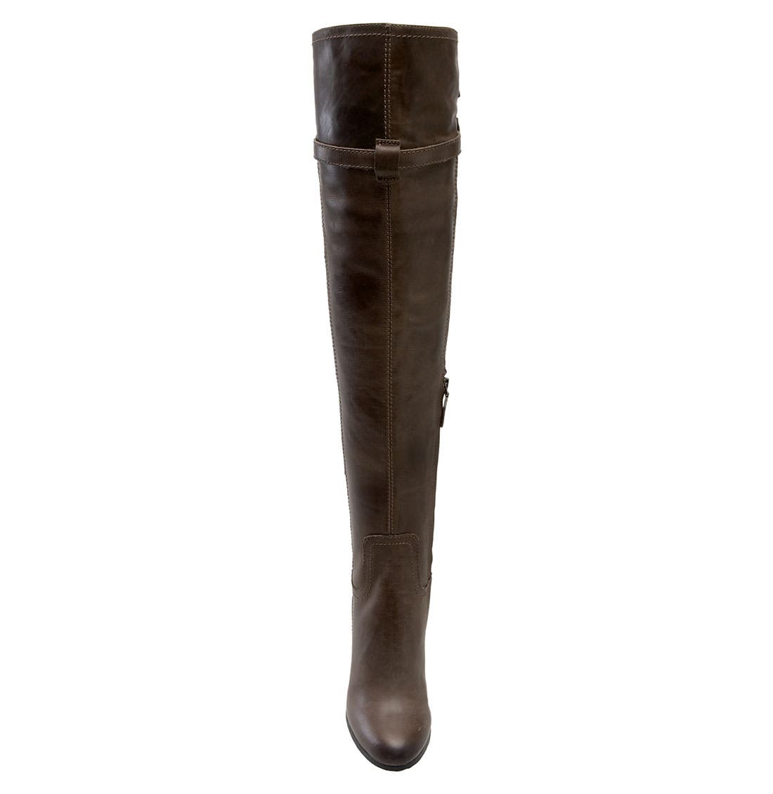 'Sutton' Over the Knee Boot, Alternate, color, RAINY GREY WAXY LEATHER