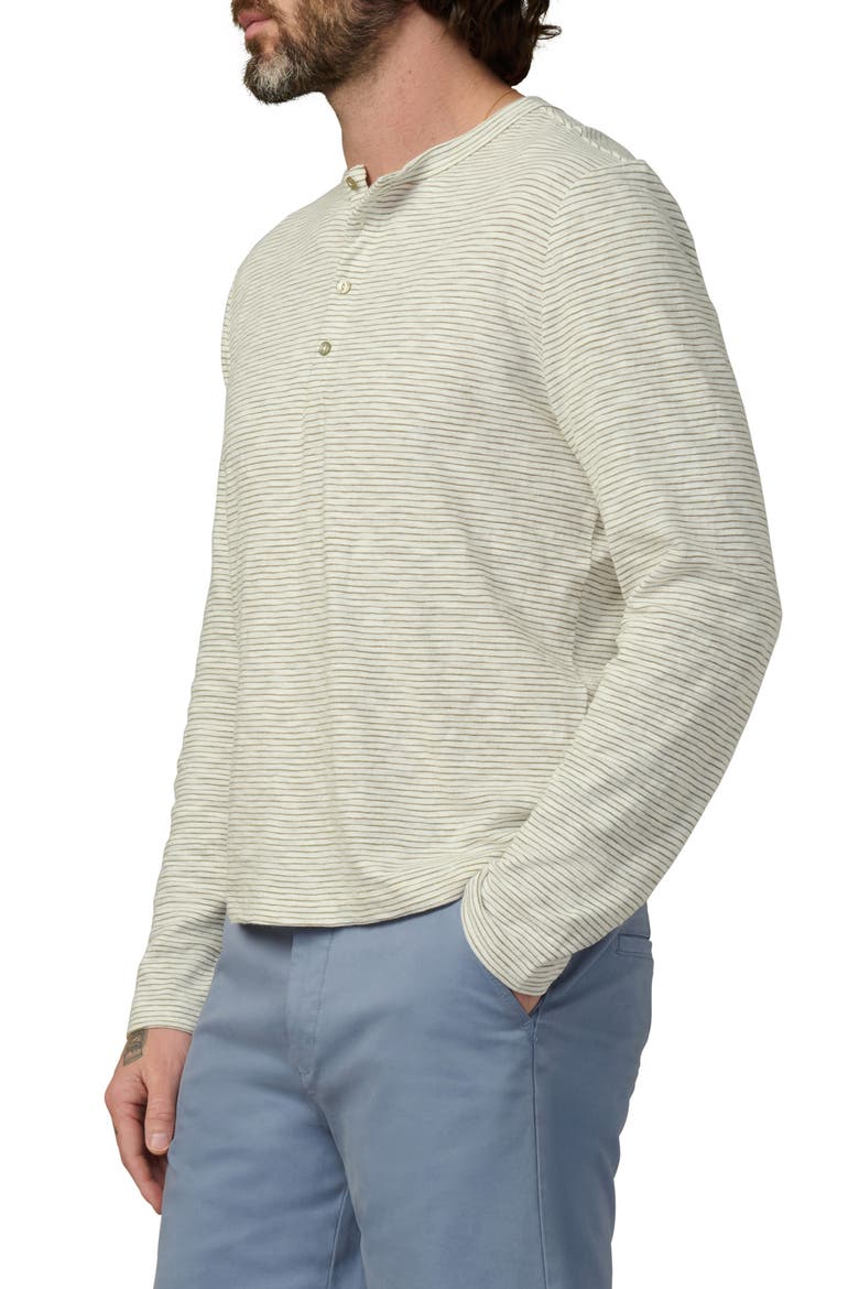 Stripe Long Sleeve Henley, Alternate, color, SEAGRASS