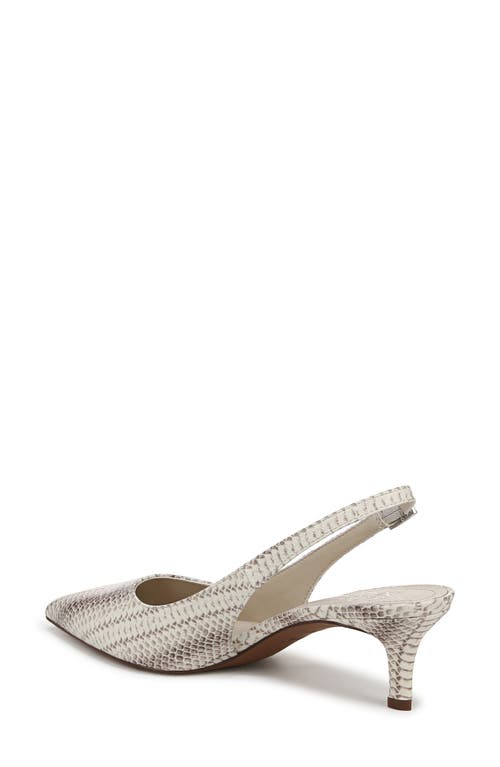 Franco Sarto Kate Slingback Kitten Heel Pump In Grey