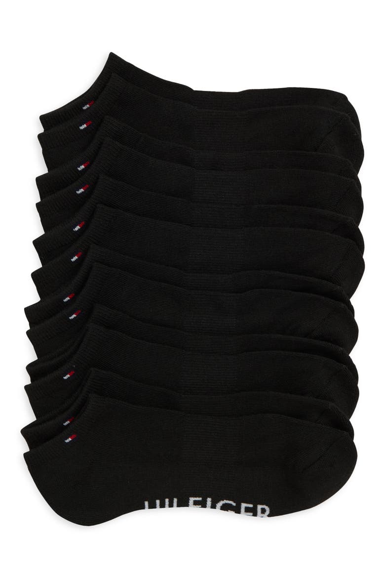 6-Pack Athletic No-Show Socks, Main, color, BLACK