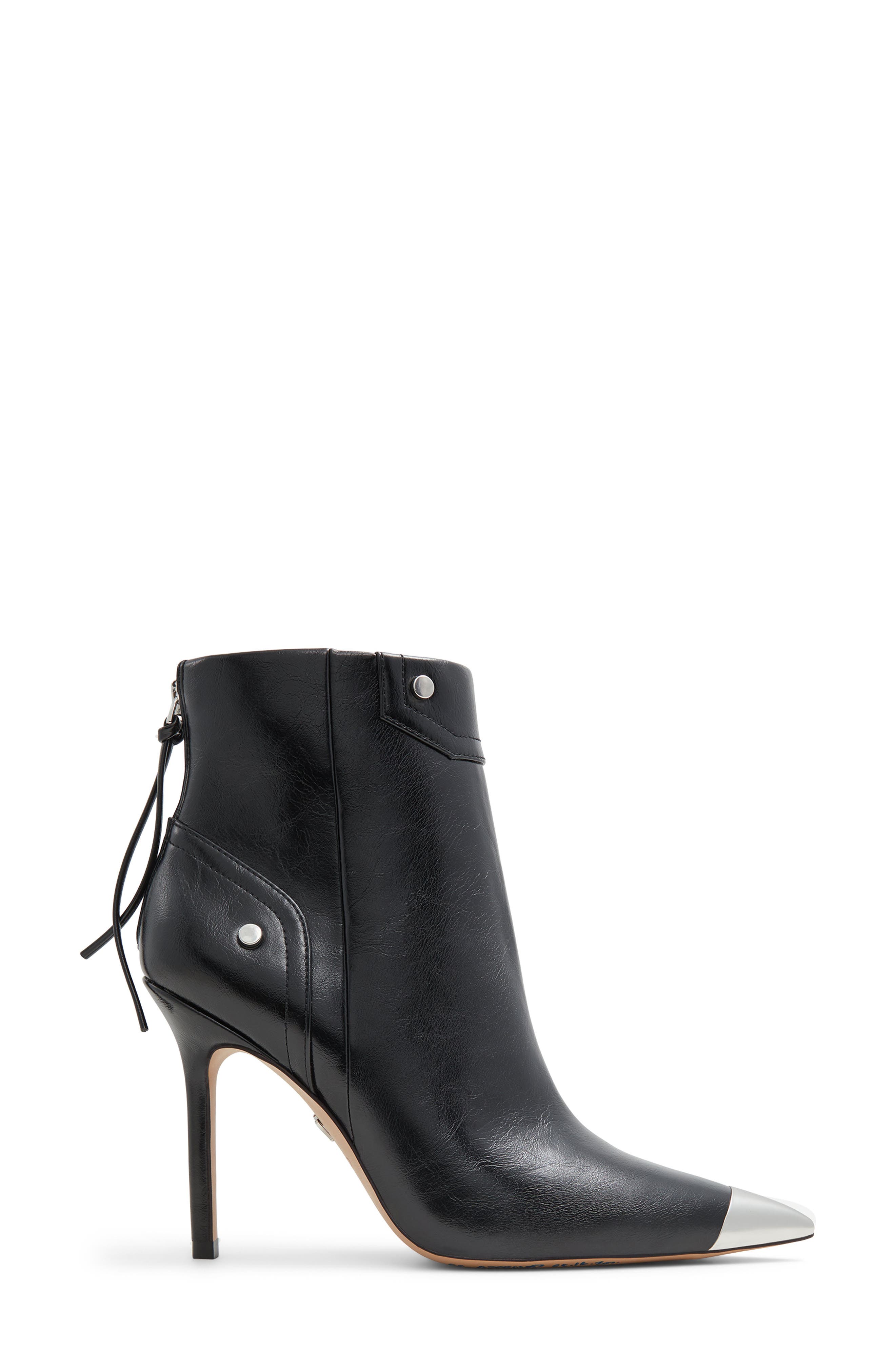 ALDO Nilita Pointed Cap Toe Bootie, Alternate, color, 