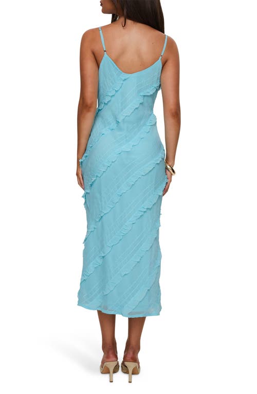PRINCESS POLLY PRINCESS POLLY LARS RUFFLE TRIM MIDI SLIPDRESS