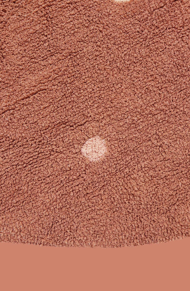 Lorena Canals Kids' Wasahable Round Dot Play Rug, Alternate, color, Chestnut Rose