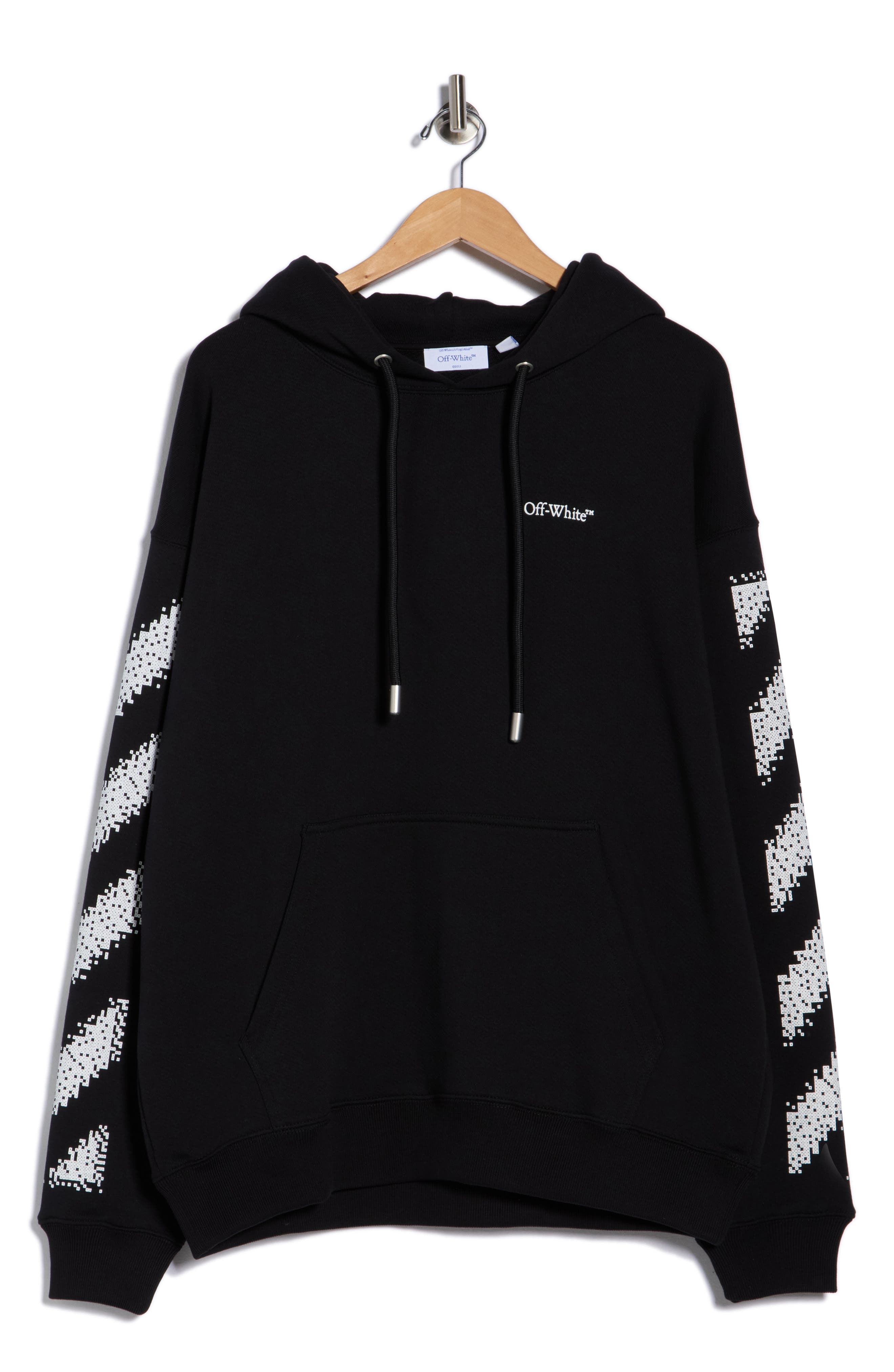 Off-White Pixel Diagonal Skate Hoodie