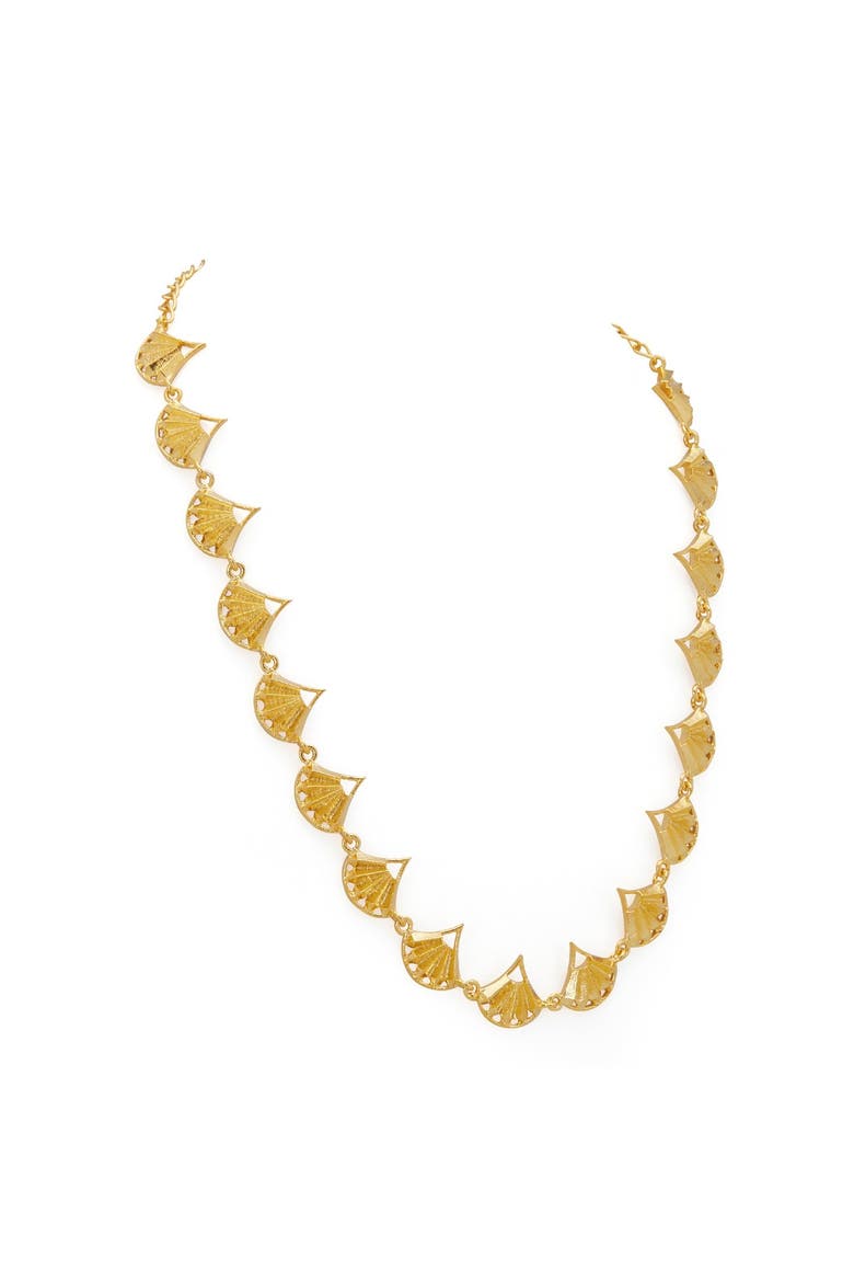 PANKHA NECKLACE, Alternate, color, Gold Plated