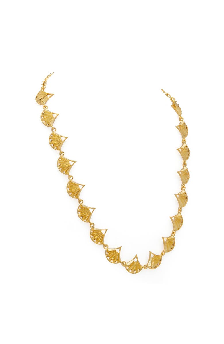 Dhwani Bansal Pankha Necklace, Alternate, color, Gold Plated