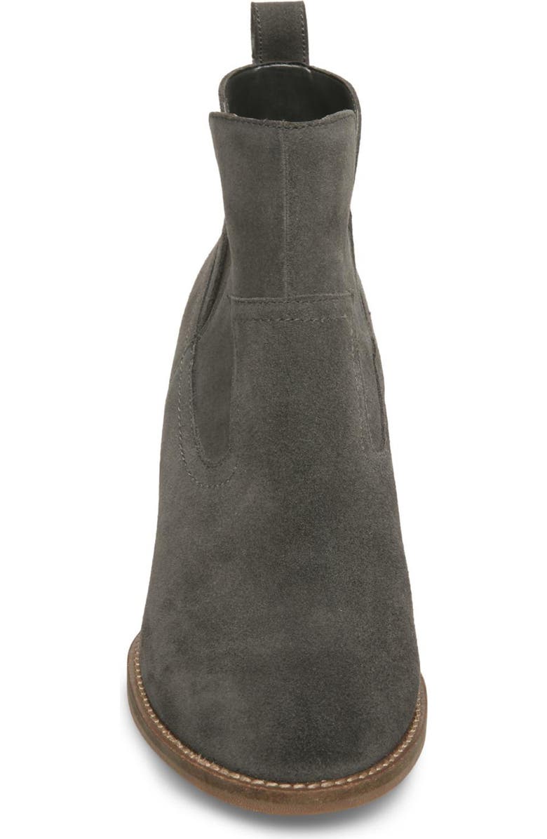 Blondo Irving Waterproof Wedge Bootie, Alternate, color, Dark Grey Suede