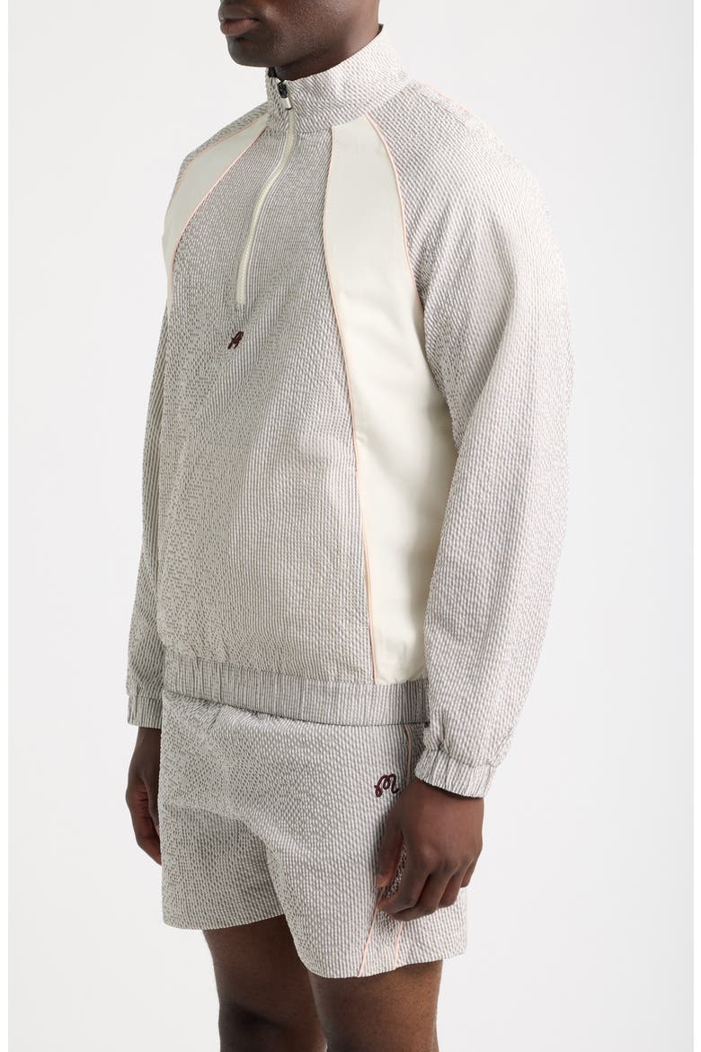 Valero Seersucker Pullover, Alternate, color, TAUPE MULTI