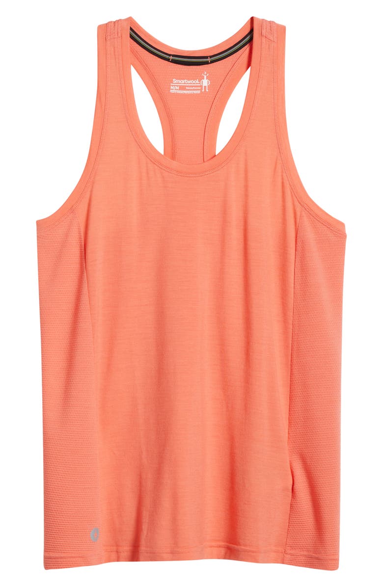 Smartwool Active Mesh Racerback Tank, Alternate, color, Coral Reef