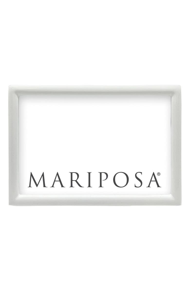 Mariposa Main Line Picture Frame, Main, color, White