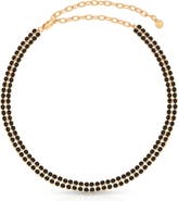 Ettika Crystal Sparkle Choker Necklace