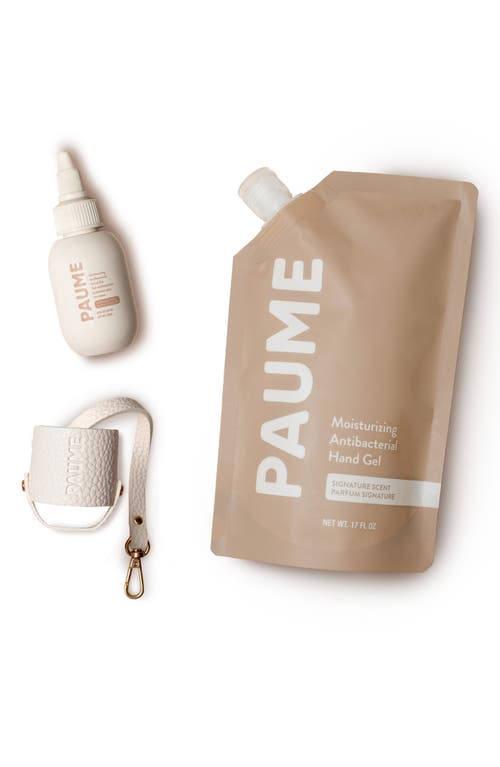 Paume Sanitize Mini Collection $61 Value In Beige