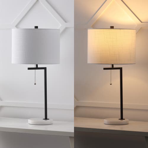 Jonathan Y Alyssa 24.5" Metal/marble Led Table Lamp