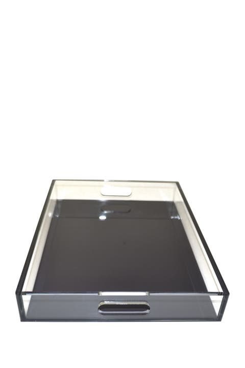 Black Lucite Tray