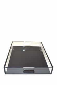 Black Lucite Tray