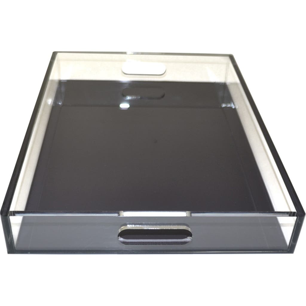R16 Home Black Lucite Tray