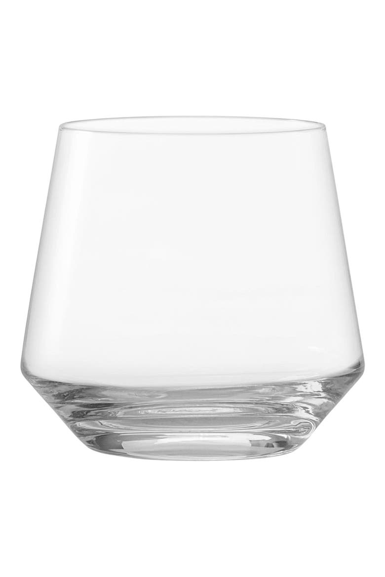 Pure Set of 6 Whiskey Glasses, Main, color, CLEAR
