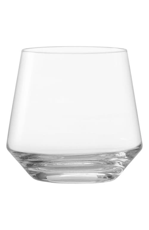 Schott Zwiesel Pure Rocks/juice Glasses, Set Of 6 In Clear